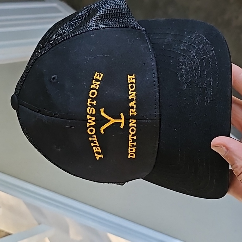 Yupoong The Classics black cotton baseball cap Yellowstone Y Dutton Ranch cowboy